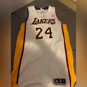 Los Angeles Lakers Kobe Bryant Adidas White Home Authentic Climacool Jersey